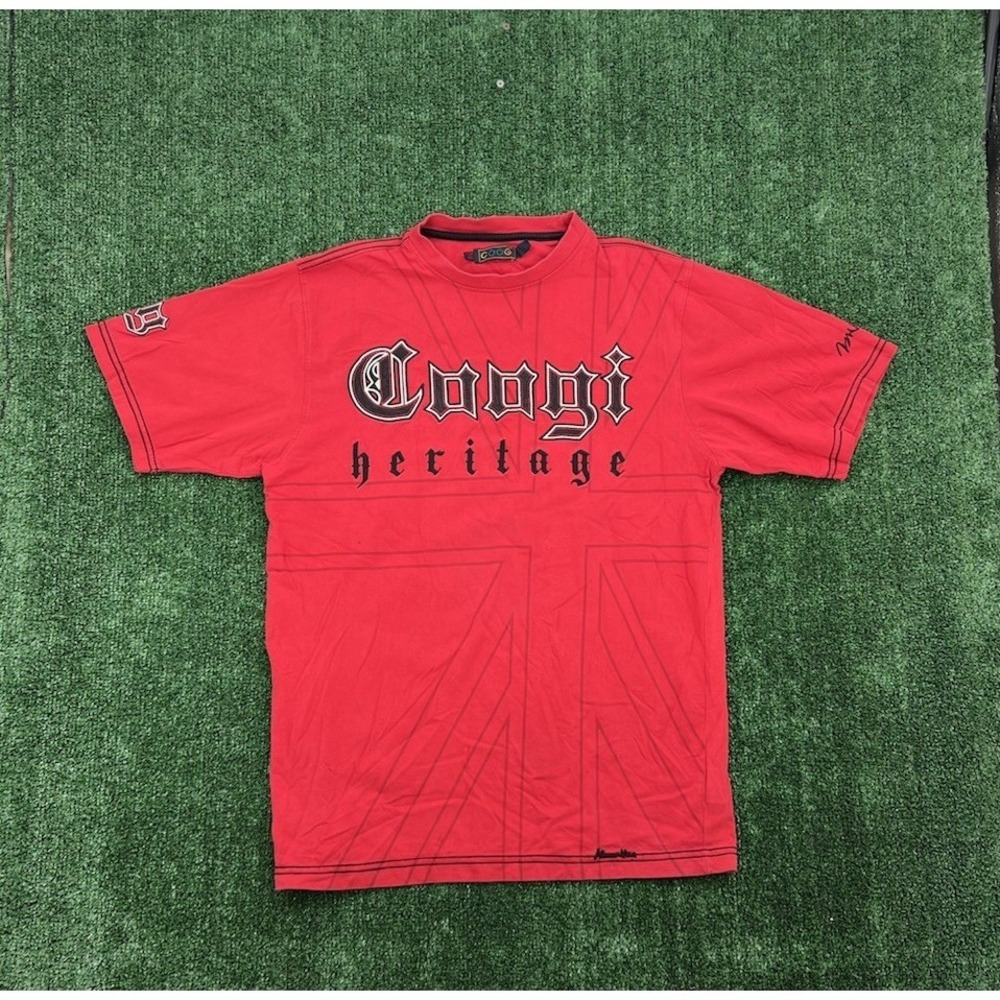 Coogie Heritage Men's Size Large Red Graphic T-Shirt